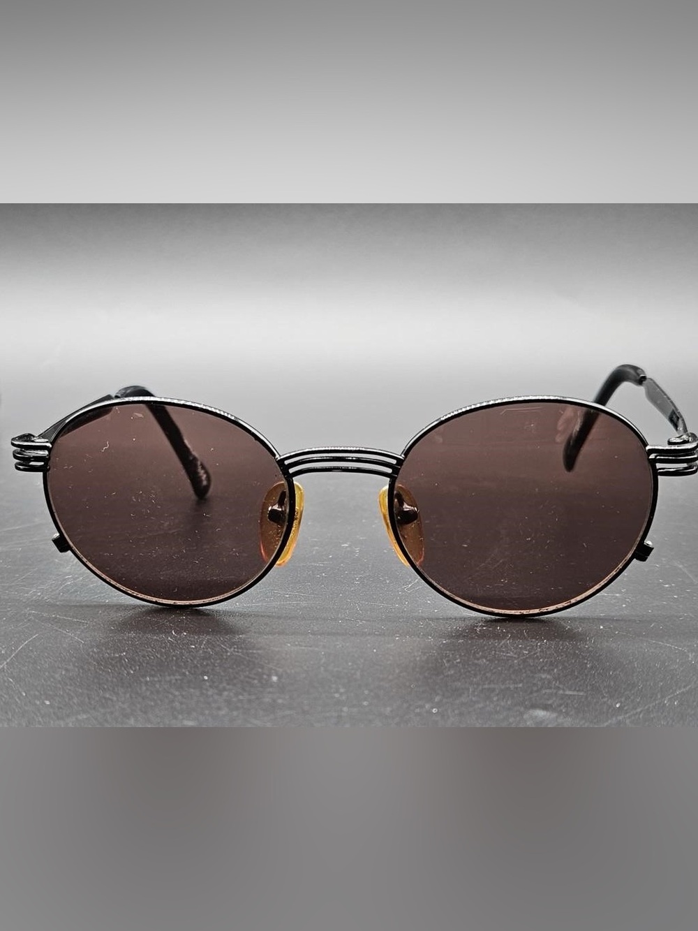 Rare Vintage Jean Paul Gaultier 55-3174 Fork Sunglasses UV Protection + JPG Case